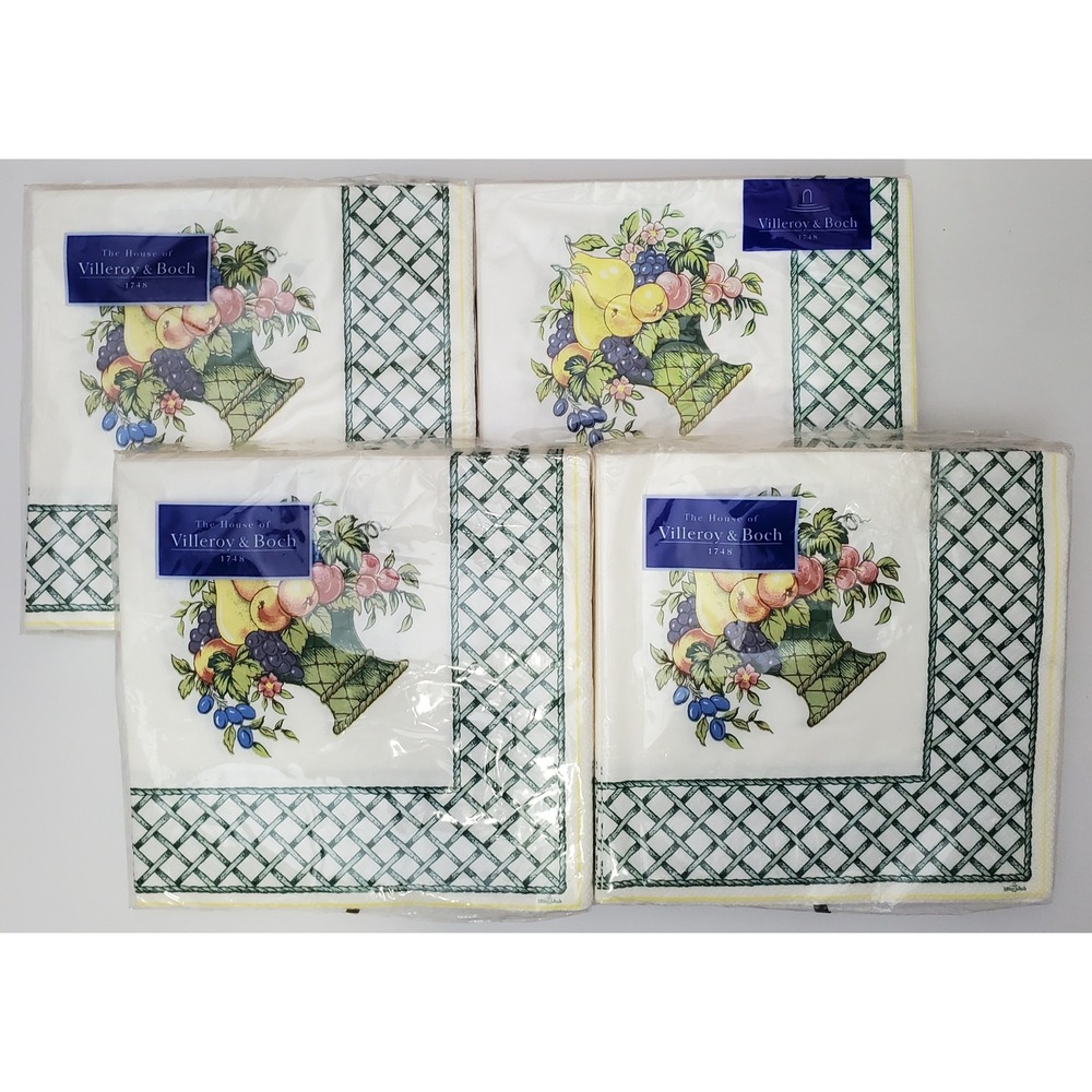 New House of Villeroy & Boch Basket Paper Napkins Made in Germany Vintage